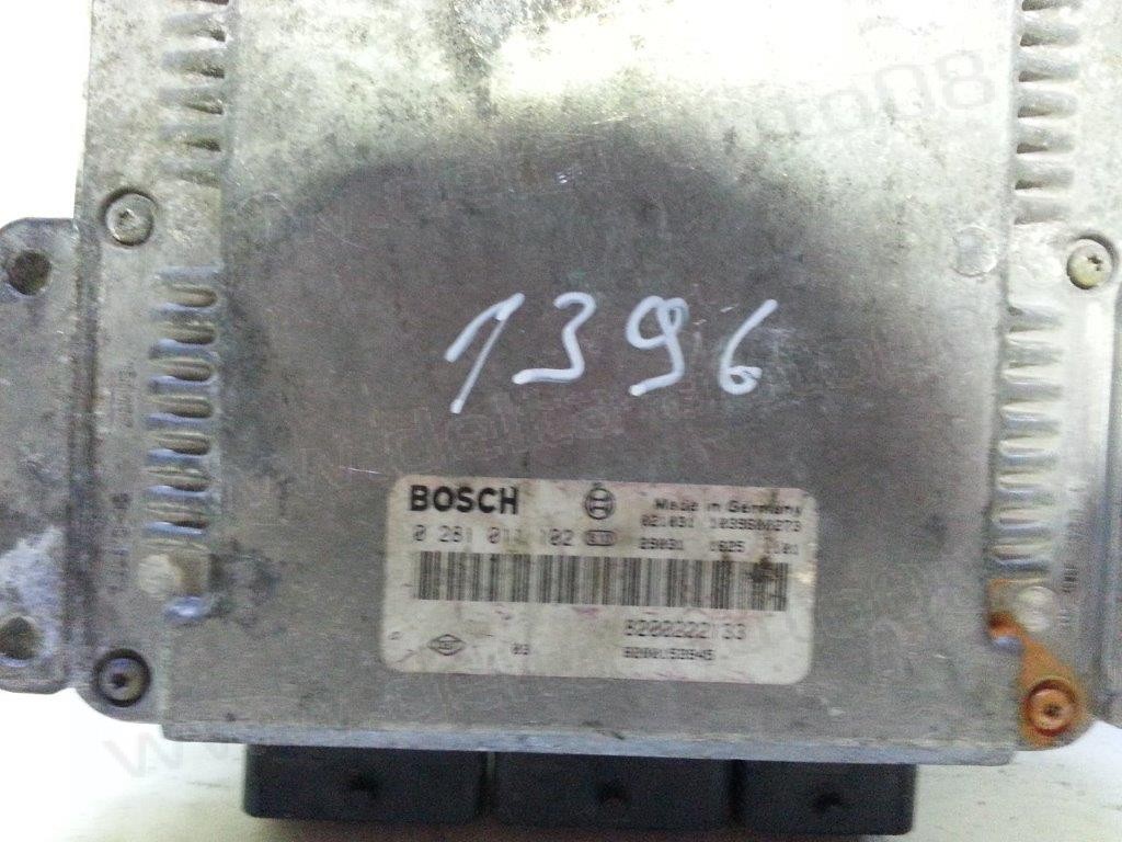 Компютър двигател за Renault Laguna II, Scenic, 1.9 DCI, 2001-2009г., 0281011102, 0 281 011 102, 8200222133