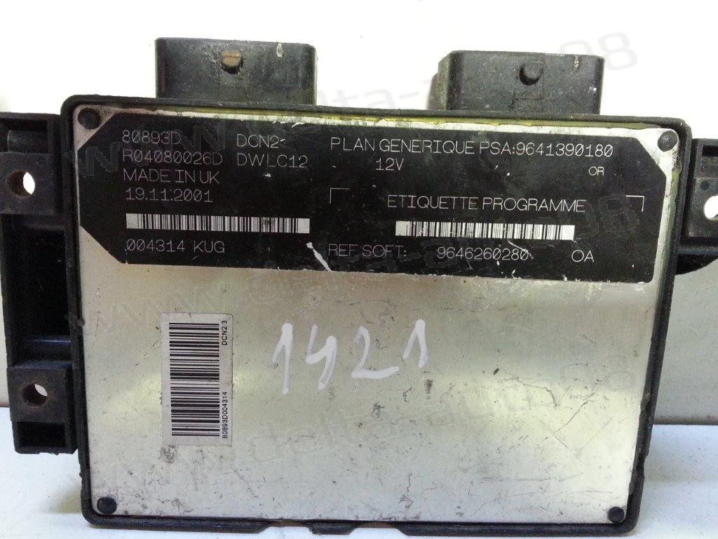 Компютър двигател за Peugeot Partner 1.9 D  9641390180