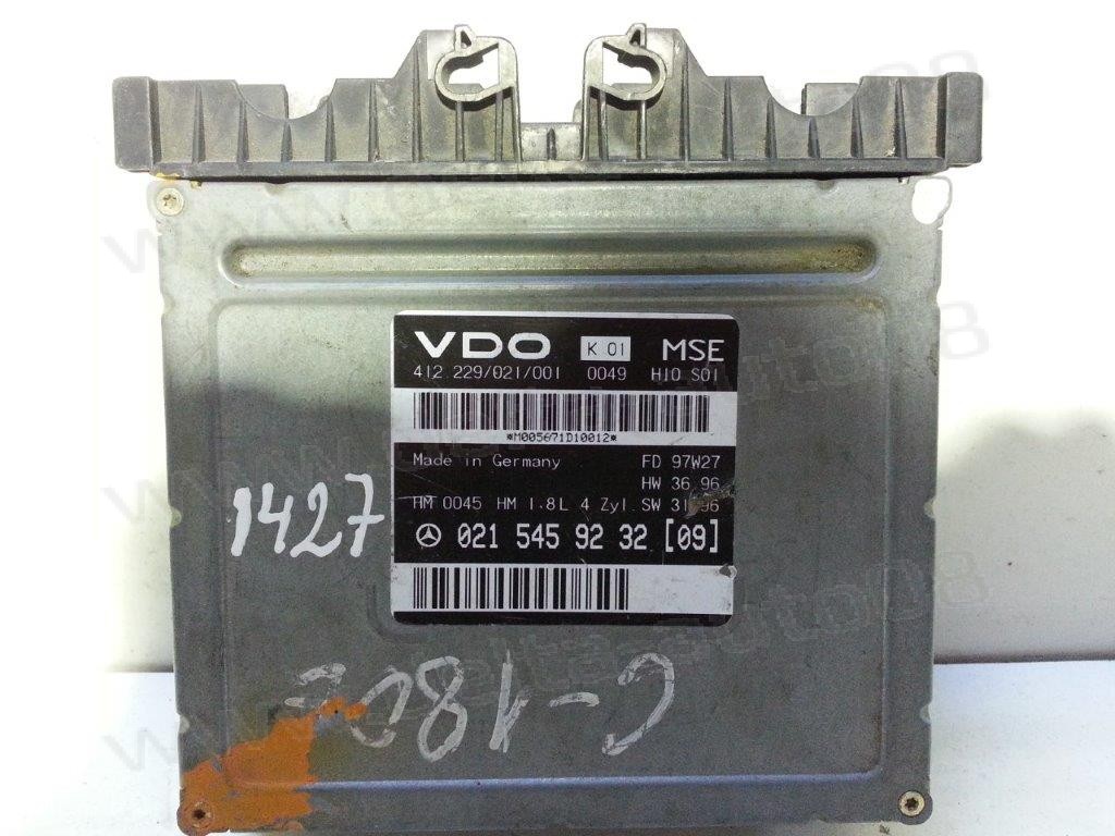 Компютър двигател за Mercedes C-Class, W202, 1996-2001г.,  0215459232, 021 545 92 32