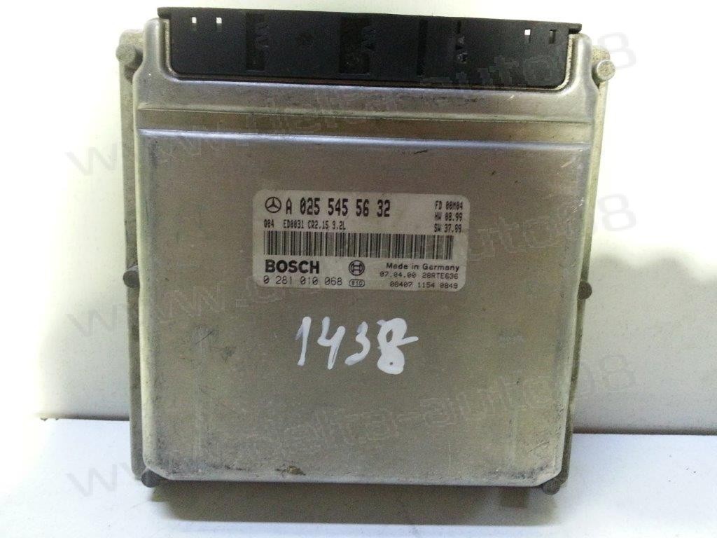 Компютър двигател за Mercedes, E-Class, W210, 3.2 CDI,  A0255455632, A 025 545 56 32, 0 281 010 068, 0281010068