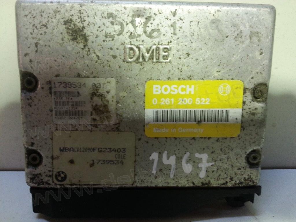 Компютър двигател за BMW 3 E36,  1.6, 0 261 200 522, 0261200522, 1739534