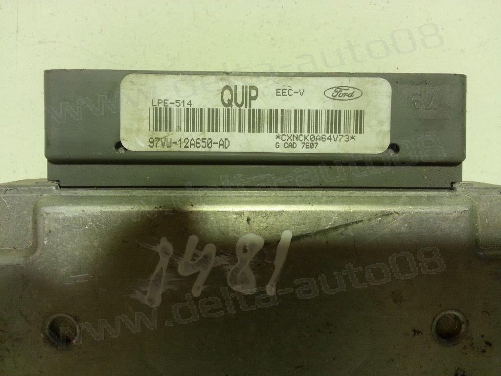 Компютър двигател за Ford Galaxy, 2.3, 1995-2006г., 97VW-12A650-AD, 97VW12A650AD