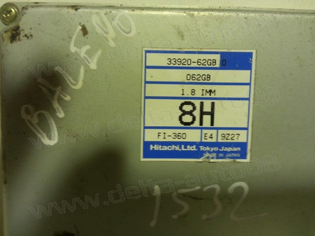 Компютър двигател за Suzuki Baleno, 1.8, 1996-2002г., 33920-62GB, 3392062GB