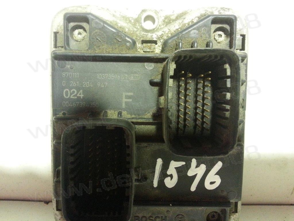 Компютър двигател за Alfa Romeo 156, 1.8 TS, 1997-2005г., 0261204947, 0 261 204 947, 1037359649, 00467394350