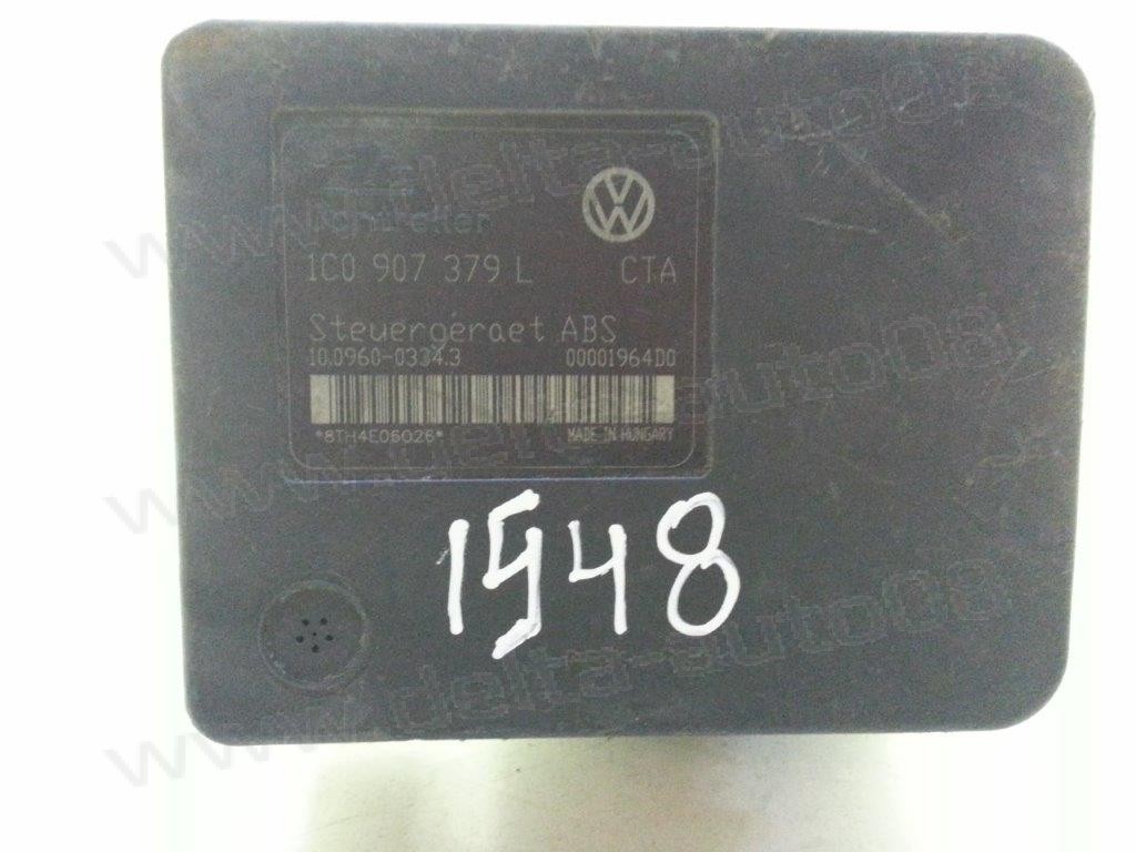 Компютър ABS за Audi, VW, Skoda, Seat, 1C0907379L, 1C0 907 379 L, 1J0 614 117 G, 1J0614117G, 10.0206-0077.4, 10020600774, 10.0960-0334.3, 10096003343, 00001964D0