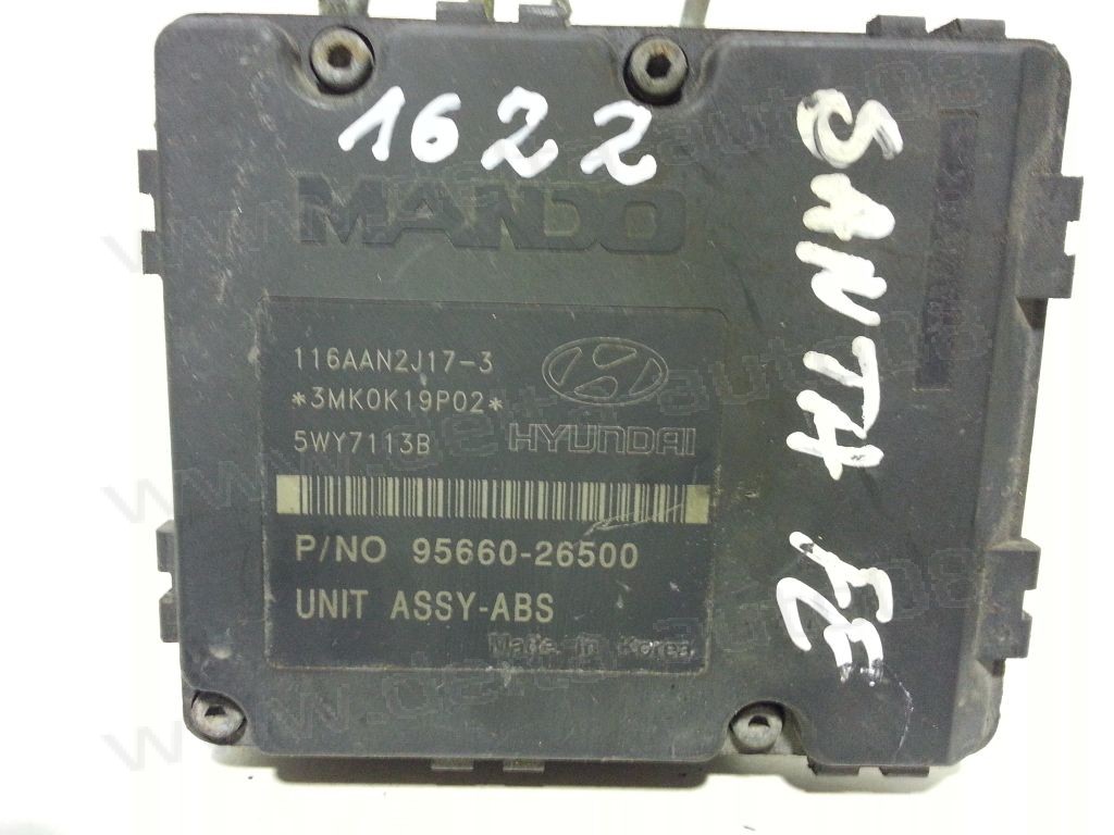 Компютър ABS за Hyundai Santa Fe, 95660-26500, 9566026500, 5WY7113B, BH60101110, 58900-26150, 5890026150