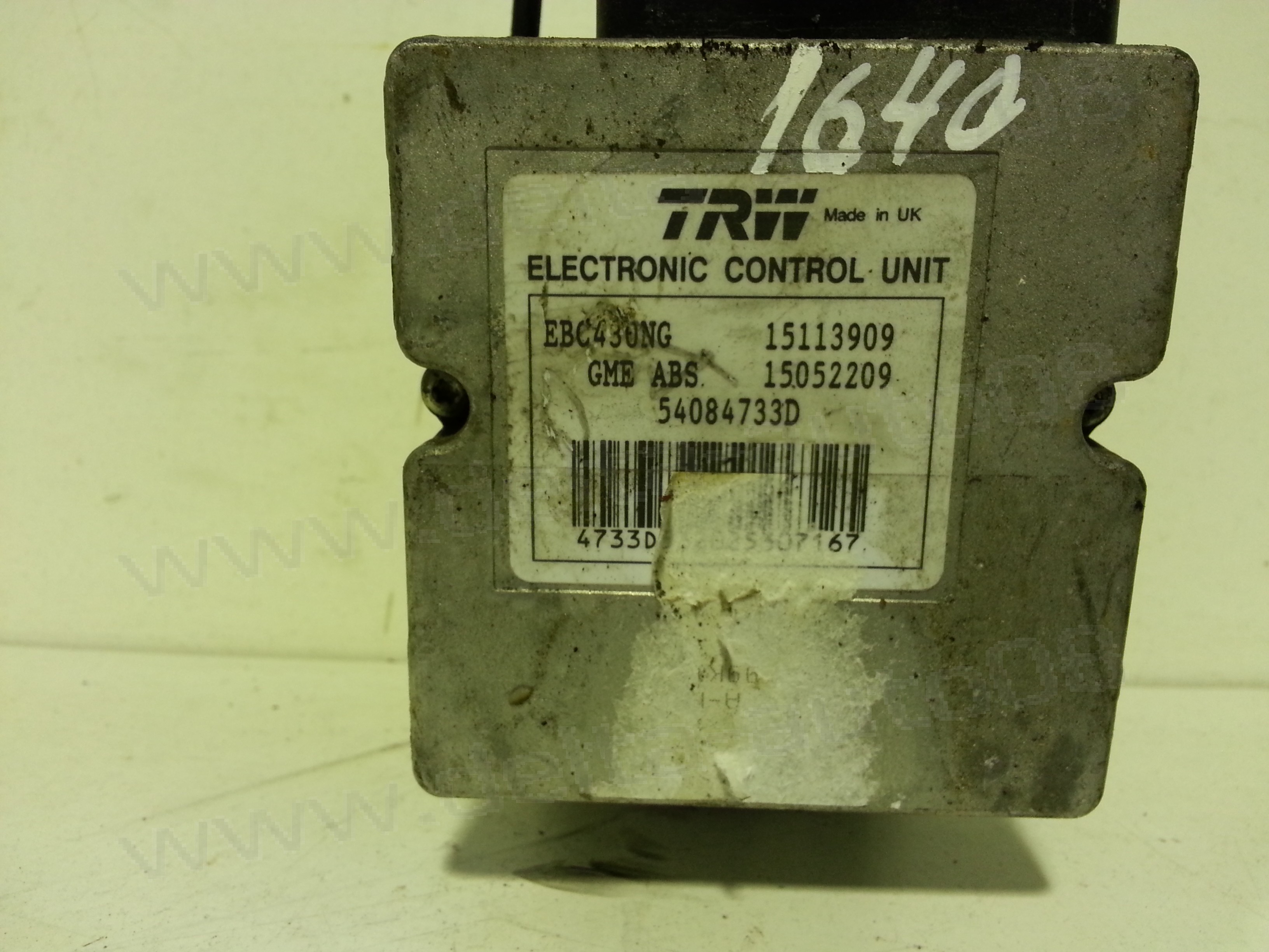 Компютър ABS за Opel Vectra C, Signum, 1.9 CDTI, 15052209, 15113909, 54084733D, 67150053, 12773671
