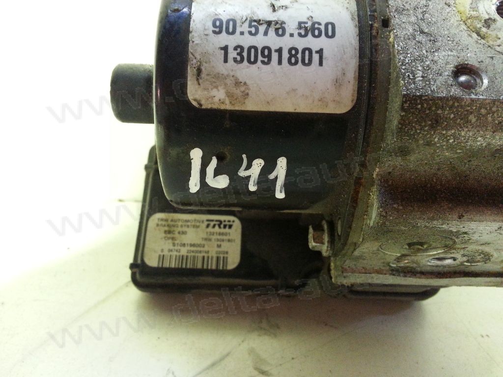 Компютър ABS Opel Vectra B 2.0 DTI 5P  1999г. - 2002г.   90.576.560   13091801