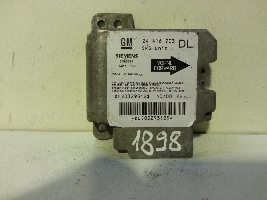 Сензор Airbag за Opel Astra G 1.6   24416703