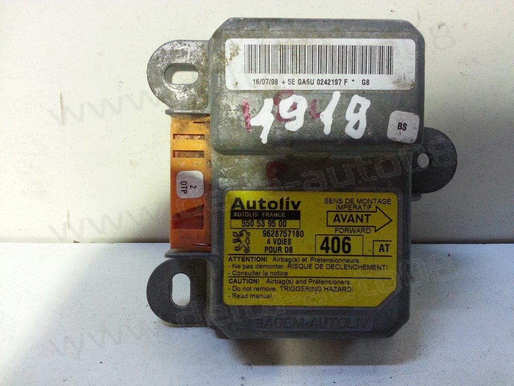 Сензор Airbag за Peugeot 406   9628757180