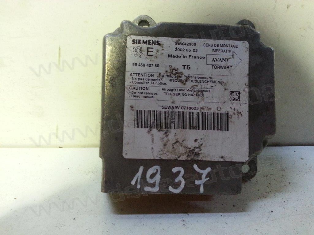 Сензор Airbag за Peugeot 307  2.0 HDI   9645840780, 96 458 407 80, 5WK42908