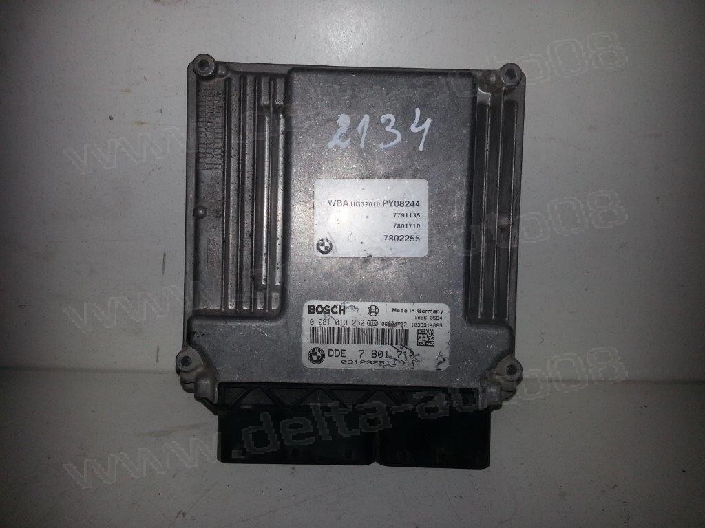 Компютър двигател за BMW 318D  0281013252  7801710  031232511