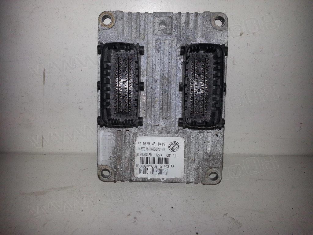 Компютър двигател за Fiat 1.2 IAW5SF9.MS D  419  51903153