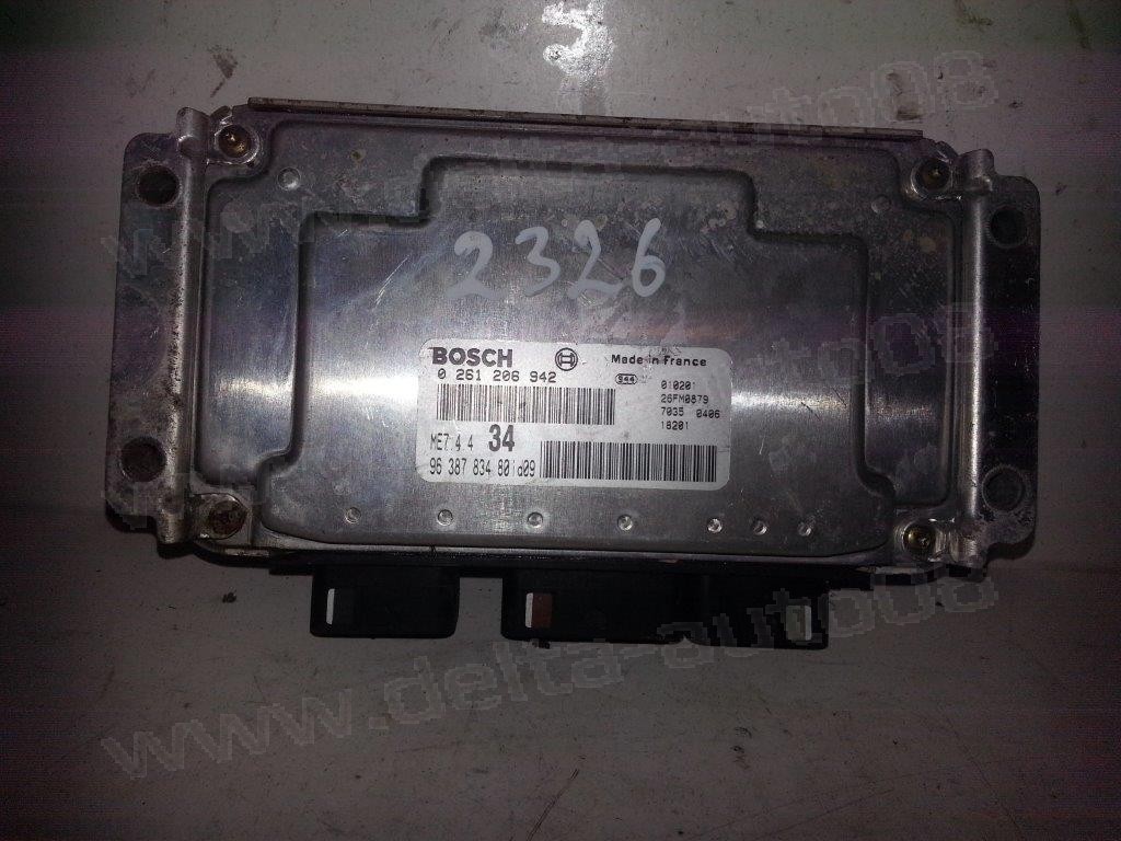 Компютър двигател за Peugeot 206 1.6  0261206942   96 387 834