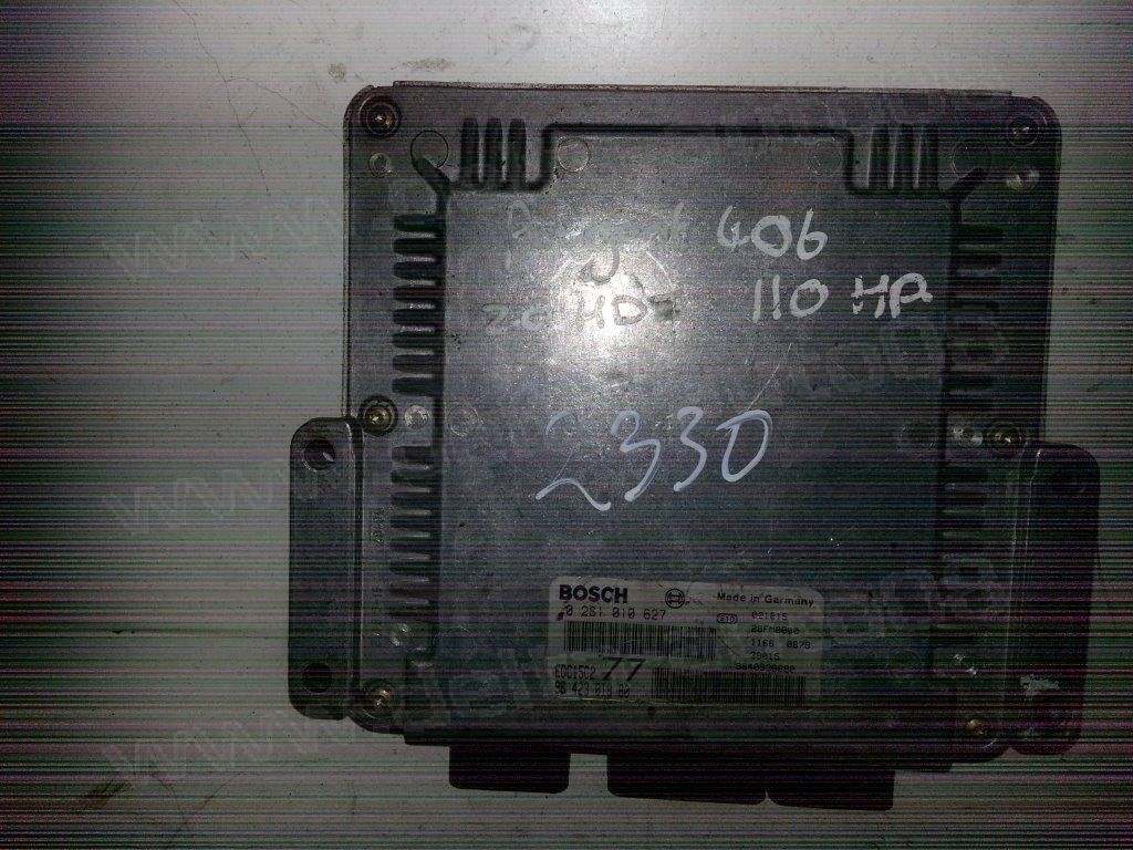 Компютър двигател за Peugeot 406 2.0 HDI, 0281010627, 0 281 010 627, 9642301880, 96409388680