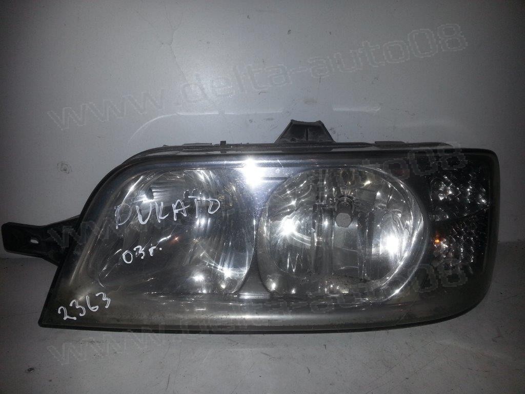 Фар за Fiat Ducato 2002г. - 2006г. - ляв. Със забележка - счупено ухо