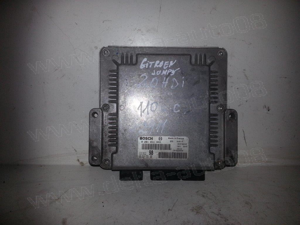 Компютър двигател за Citroen Jumpy, Peugeot Expert,  2.0 HDI, 1995-2006г., 0281011343, 9651175180, 0 281 011 343, 96 511 751 80