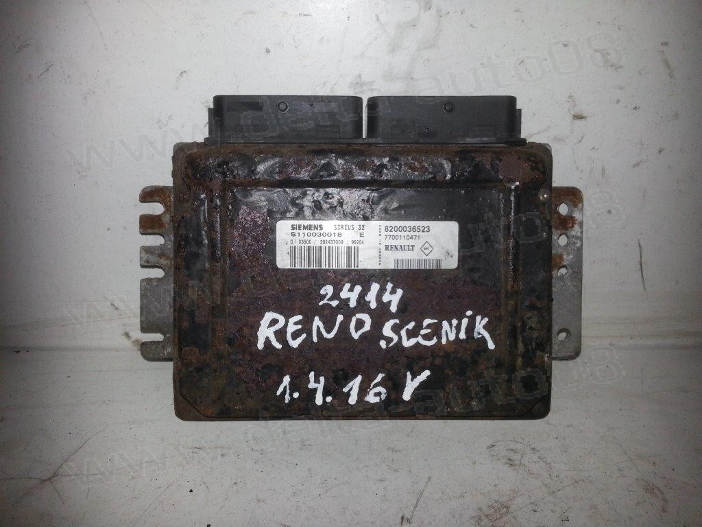 Компютър двигател за Renault Megane  1.4  16V   S110030018   7700110471   8200036523