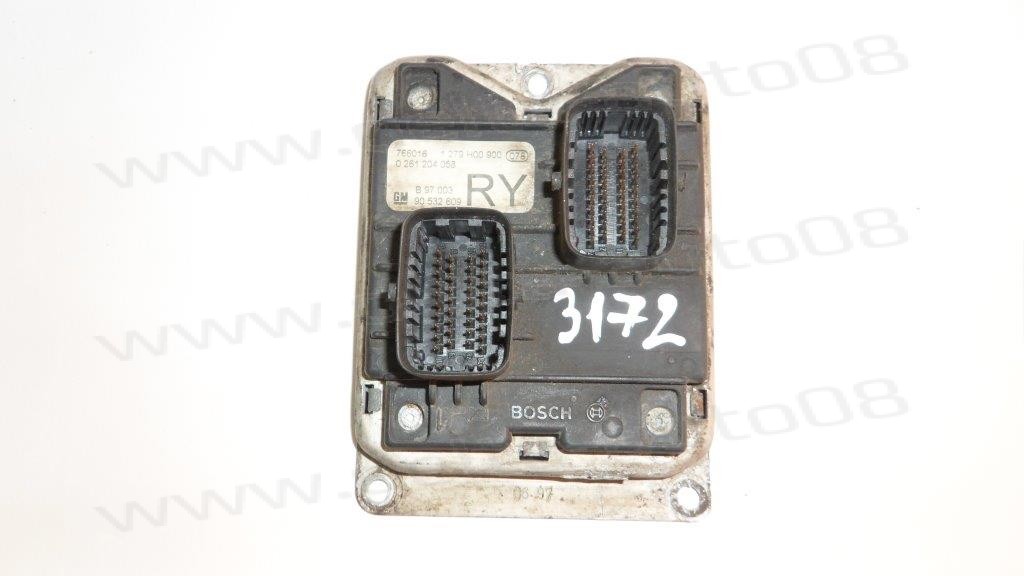 Компютър двигател за Opel Corsa B  1.0 16V - 1999г    0261204058   90532609