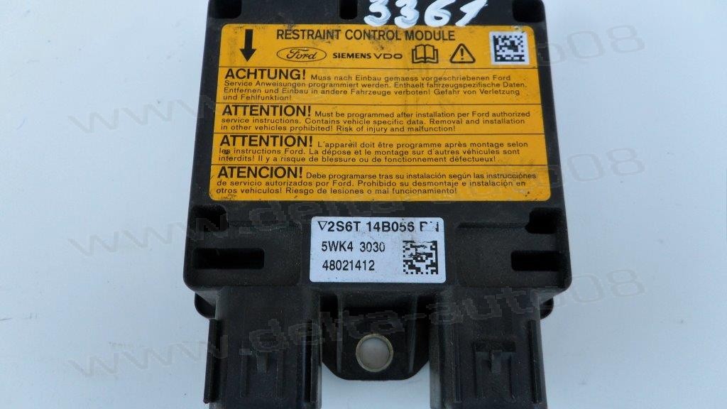 Модул Airbag за Ford Fiesta 1.4 TDCi   2S6T14B056BN