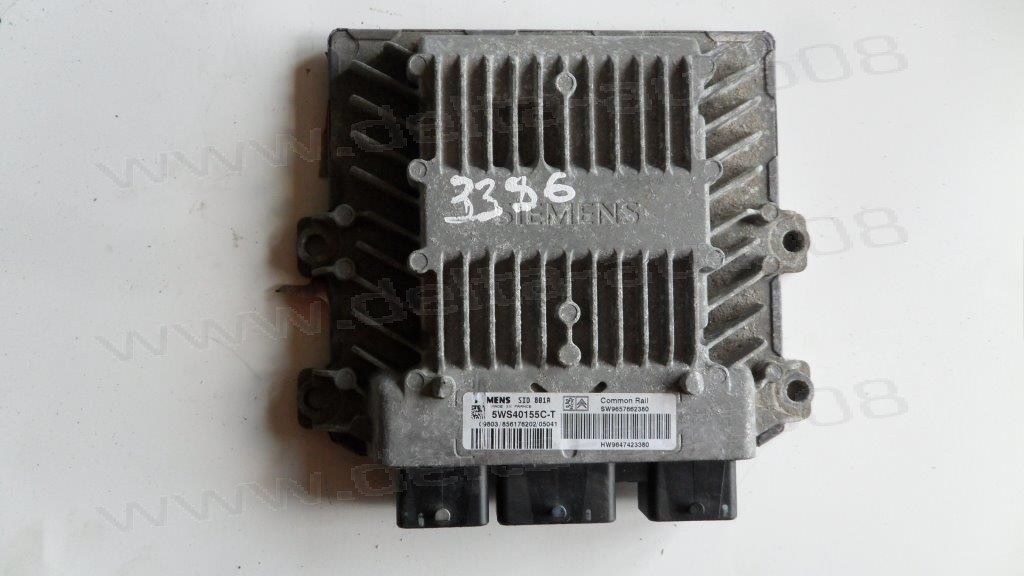 Компютър двигател за Peugeot  5WS40155CT  SiD801A  5WS40155C-T