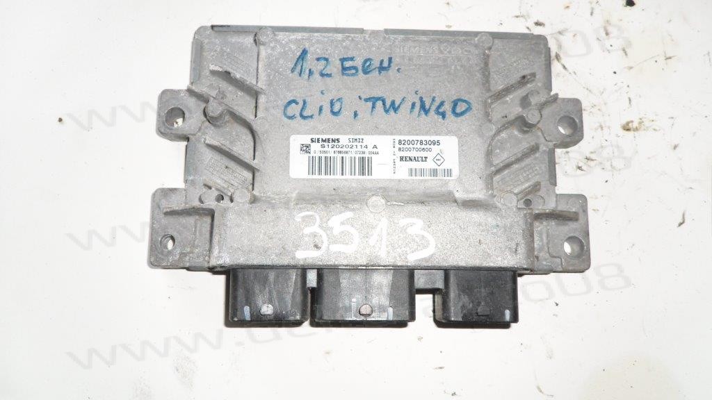 Компютър двигател за Renault Clio 1.2 Twingo 07-11  Sim32, S120202114A, S1202021 14 A, 8200783095, 8200700600