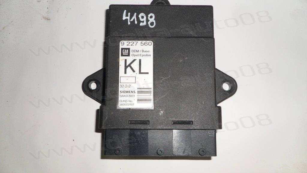 Модул контрол врата за Opel Vectra C   KL9227560   5WK46001