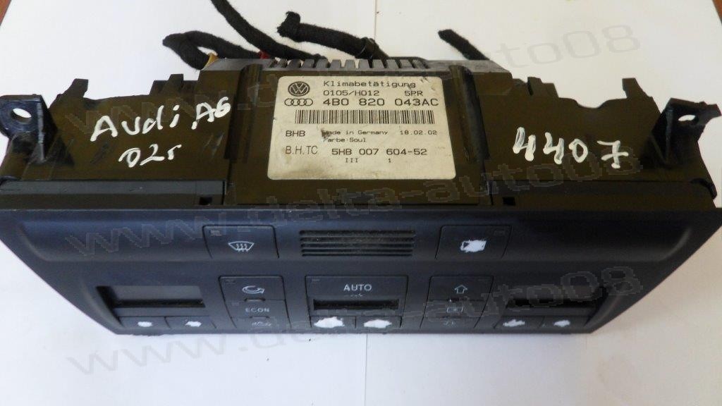 Панел управление климатроник за Audi A6  2002г.   4B0 820 043 AC, 4B0820043AC