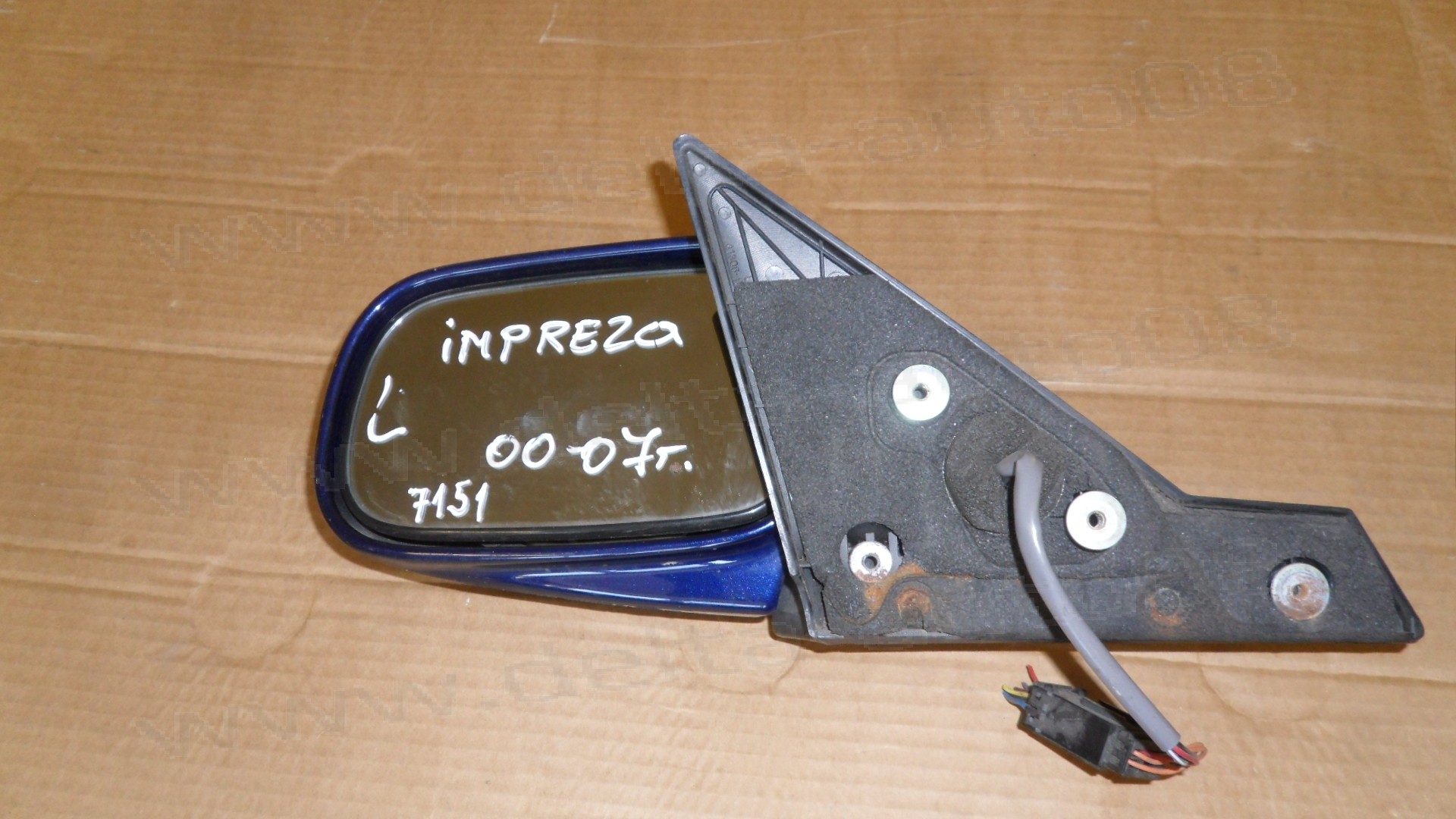 Огледало ляво за Subaru Impreza, 2001-2007г., E13013350 - електрическо 