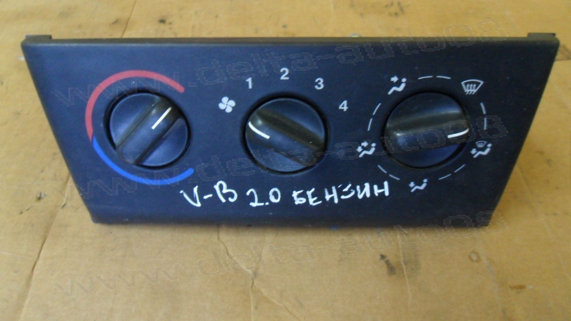 Панел контрол парно за Opel Vectra B, 1995-2002г., 6081 F1A, 6081F1A