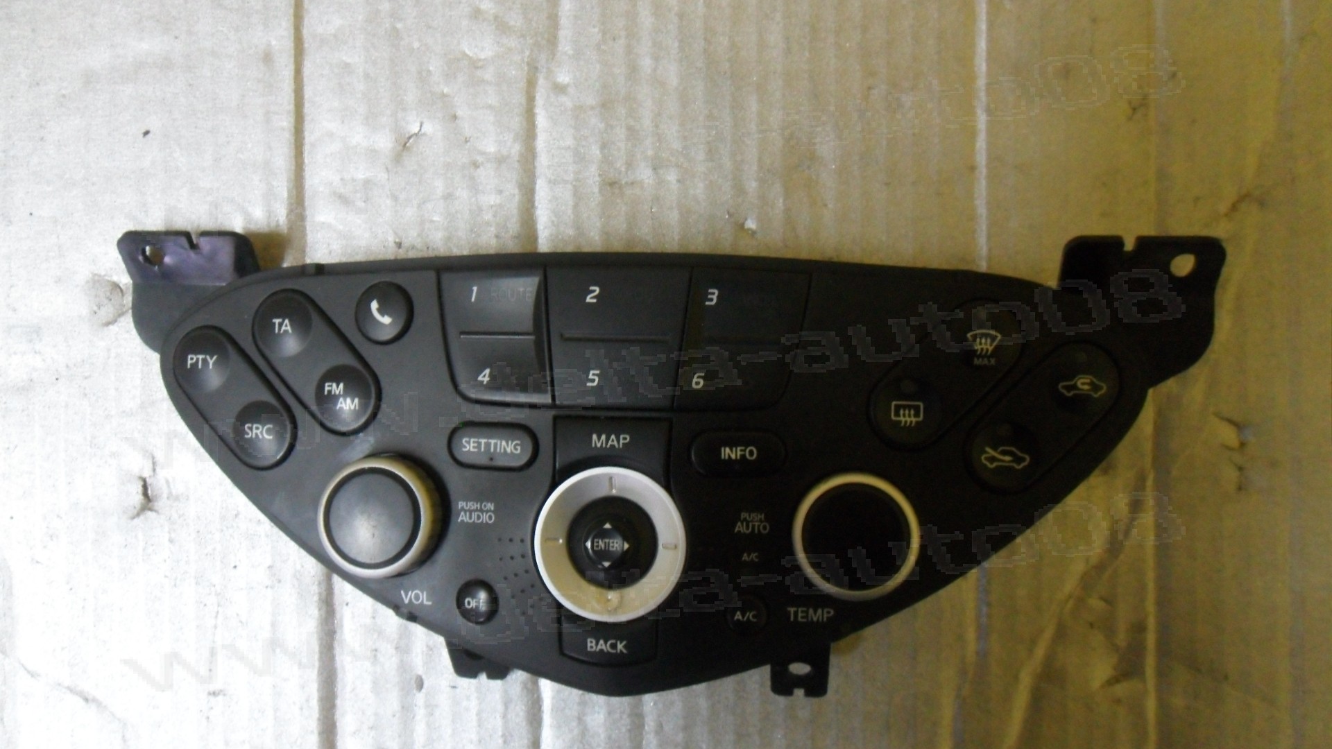 Панел контрол климатик за Nissan Primera, P12, 2002-2007г., 28395 BA020, 28395BA020, CSW-5832C, CSW5832C, SW ASSY-AV, SWASSY-AV, SWASSYAV