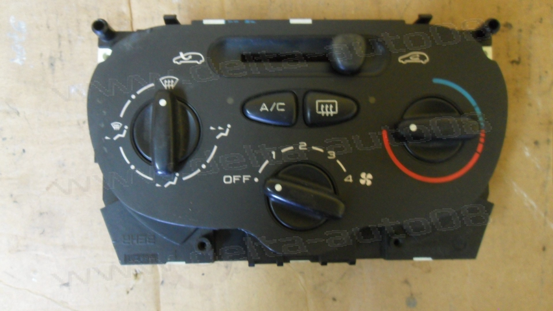 Панел контрол климатик за Peugeot 206, 1998-2012г., 10687-01, 10687 01, 1068701