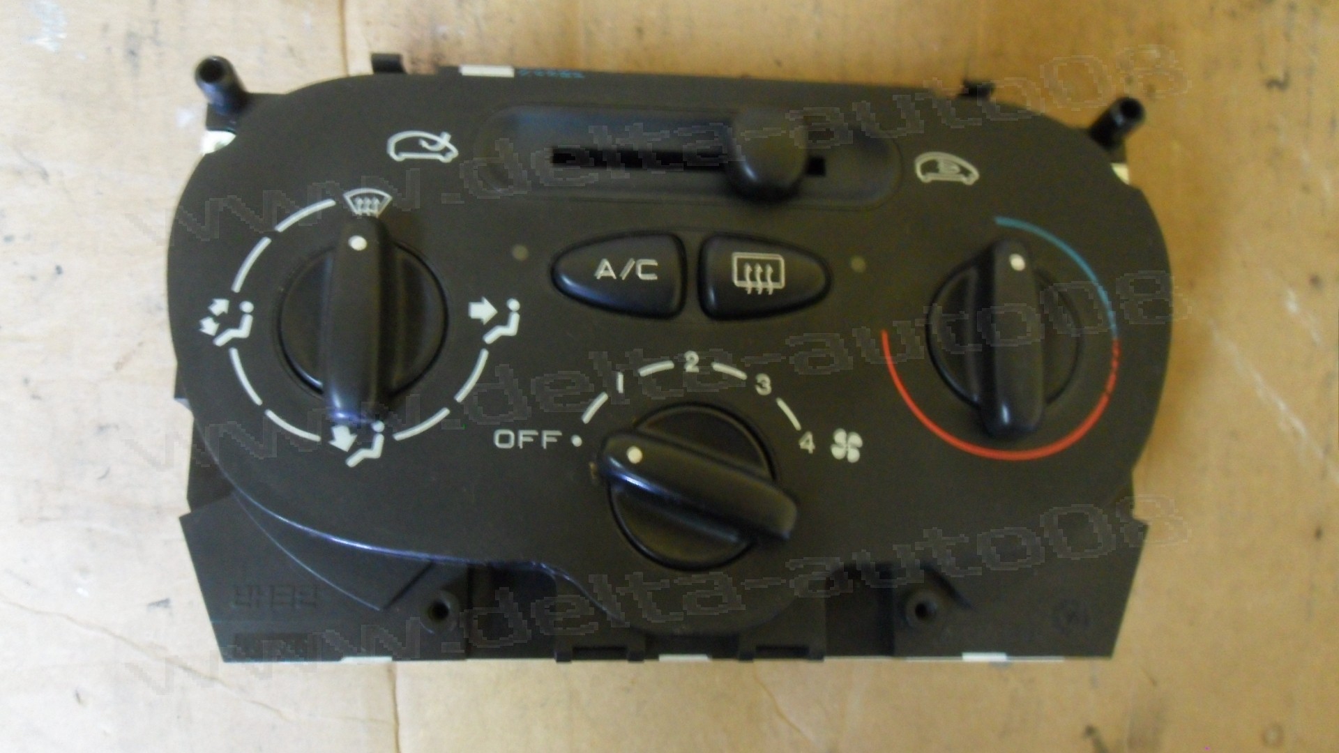 Панел контрол климатик за Peugeot 206, 1998-2012г., 10687-01, 10687 01, 1068701