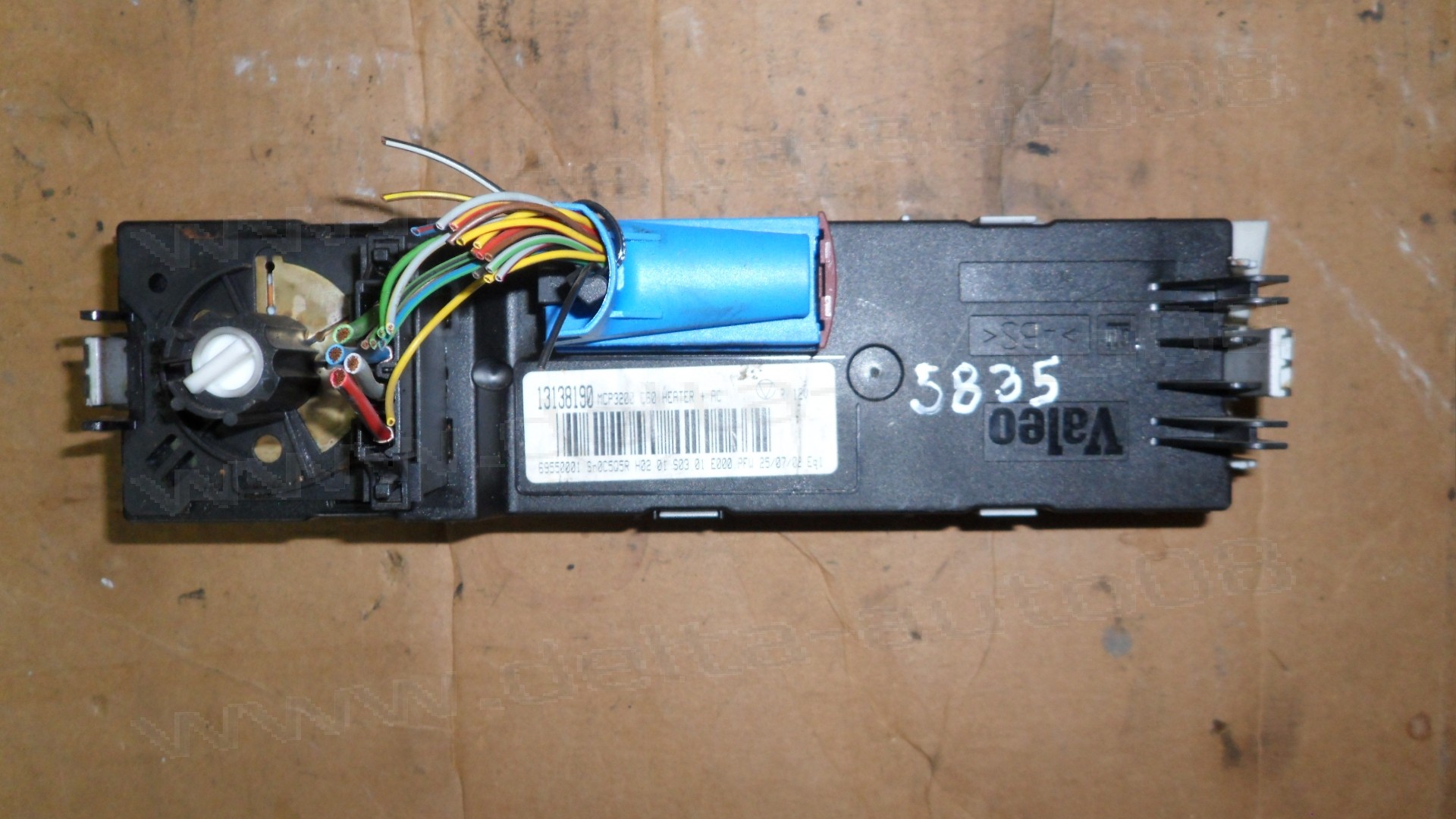 Панел контрол климатик за Opel Vectra C, 2002-2008г., 13138190, 69550001, MCP3200 C60, MCP3200C60 
