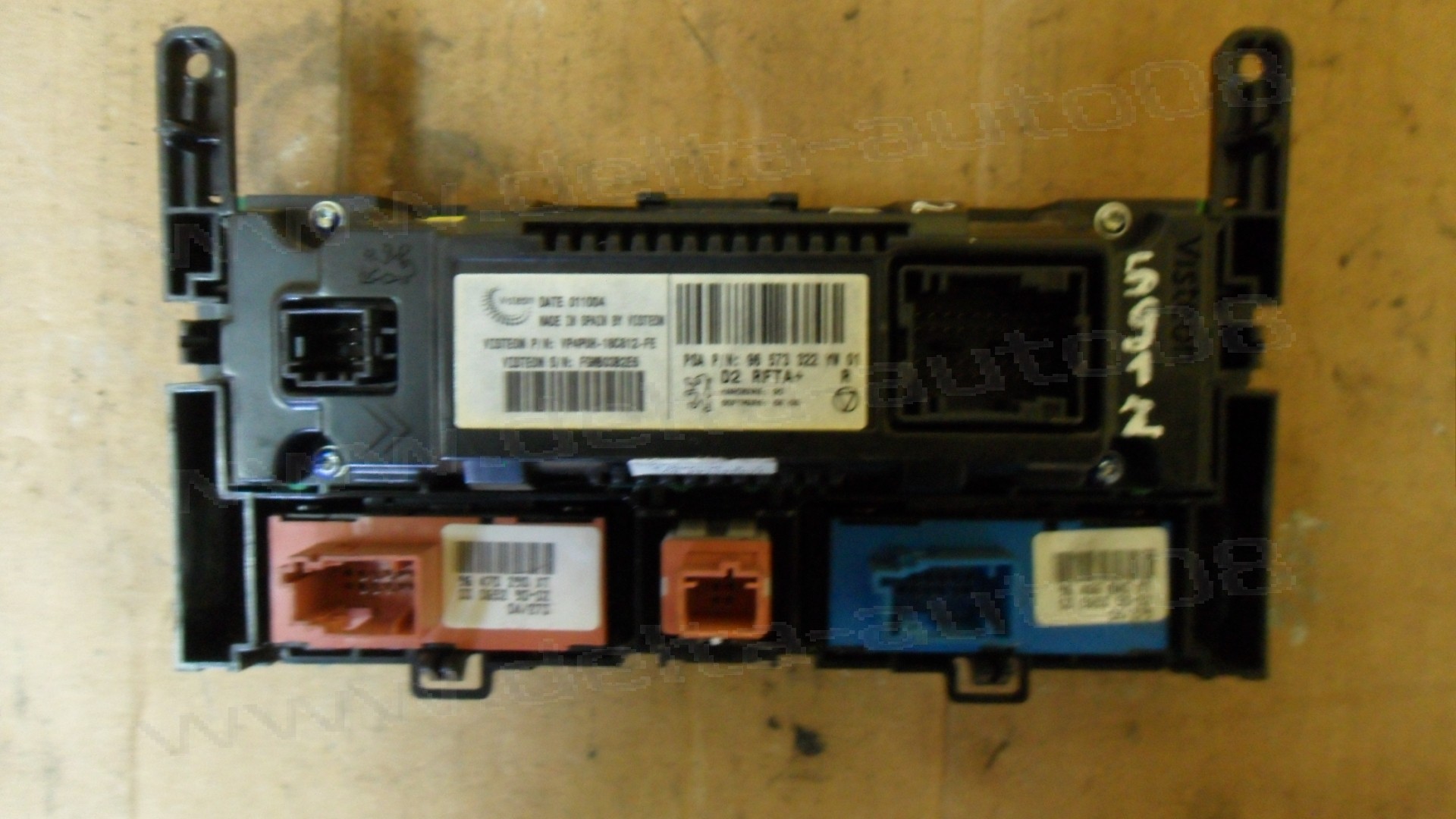 Панел контрол климатик за Peugeot 407, 2004-2010г., 96 573 322 YW 01, 96573322YW01, VP4PUH-18C612-FE, VP4PUH18C612FE, VP4PUH 18C612 FE 