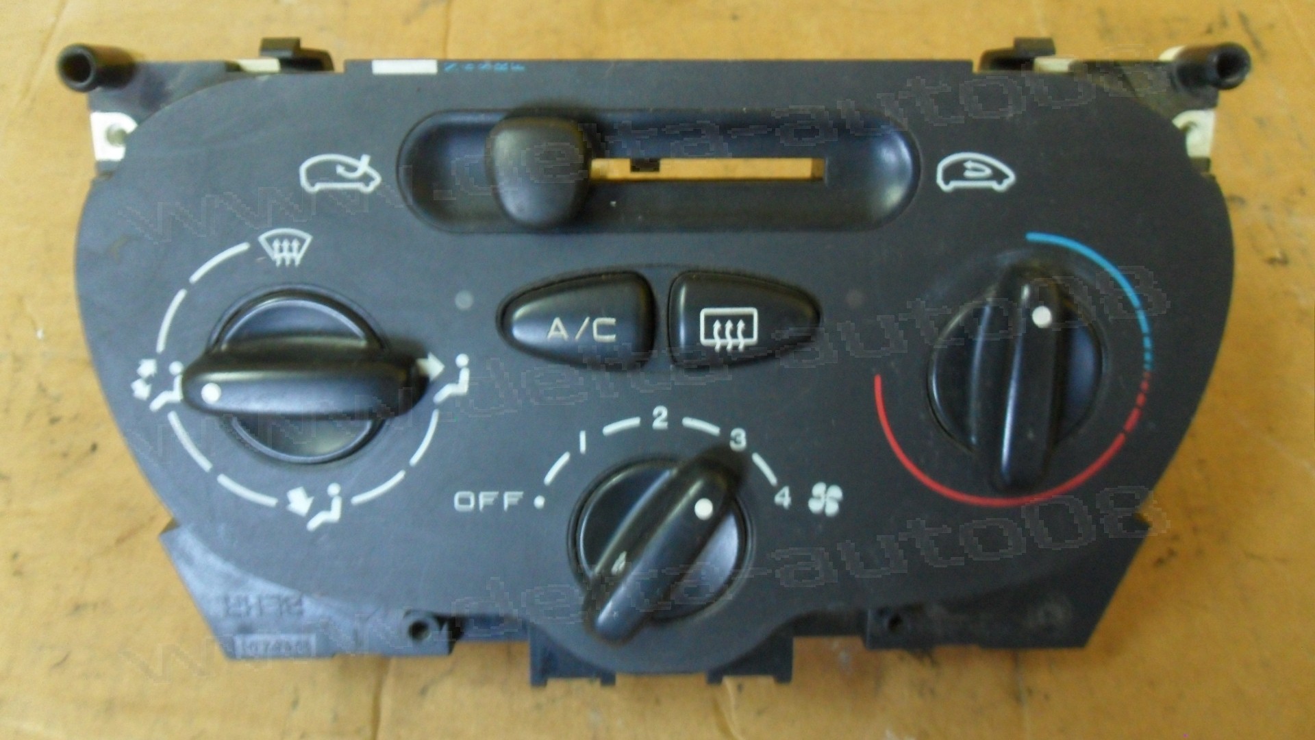 Панел контрол климатик за Peugeot 206, 1998-2012г., 10687-01, 10687 01, 1068701
