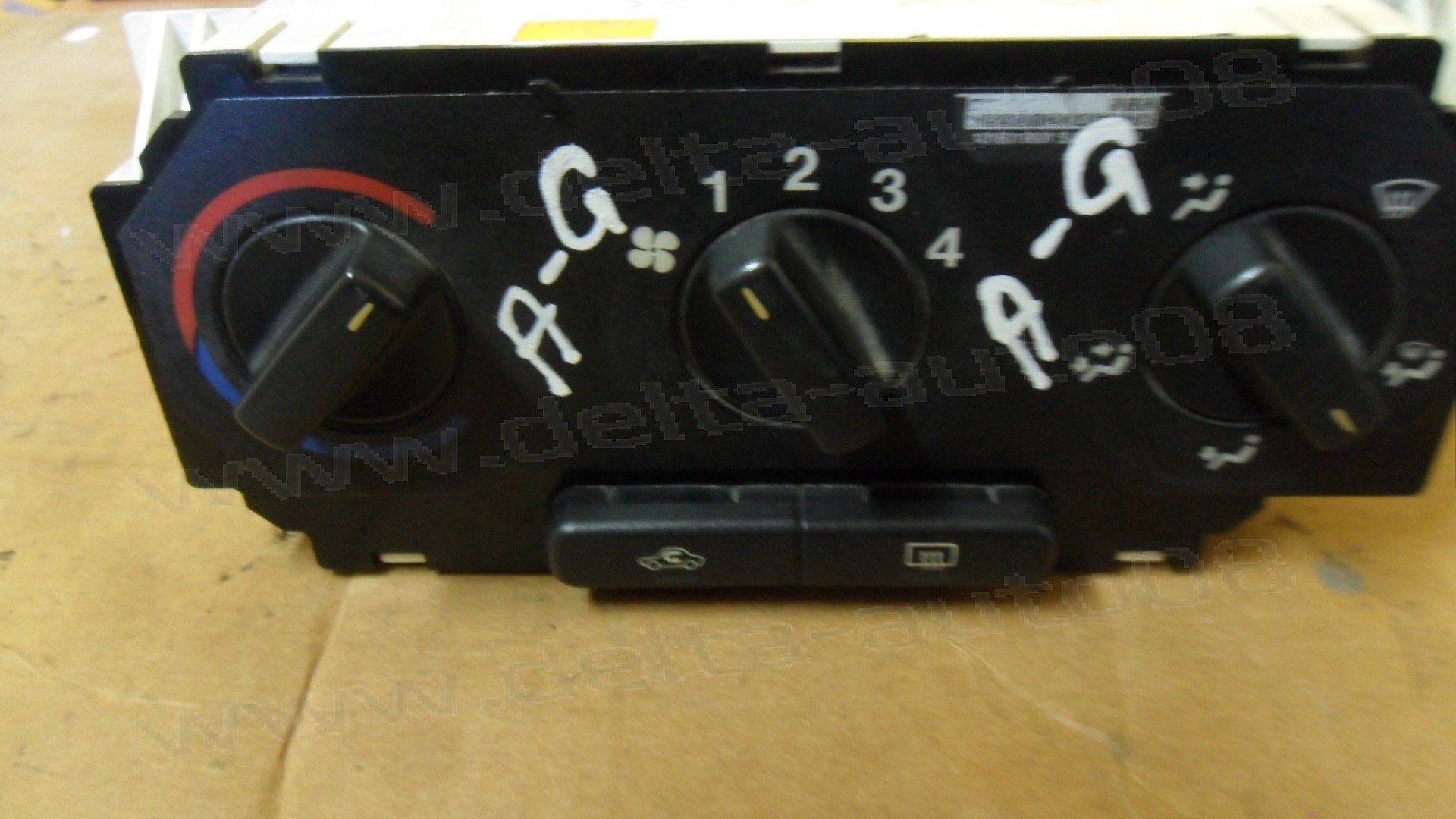 Панел контрол парно за Opel Astra G, 1998-2004г., 90560365, 52475624, 1016019001