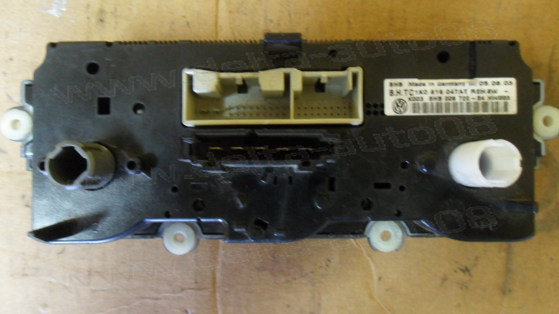 Панел контрол климатик за VW Golf V, Touran, 2003-2008г., 5HB 008 720-54, 5HB008720-54, 5HB00872054, 1K0 819 047AT, 1K0819047AT 