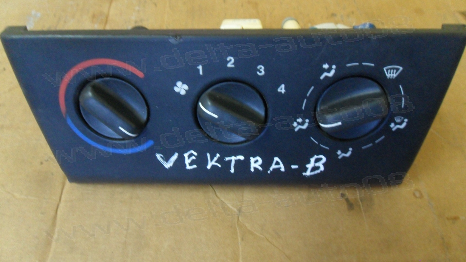 Панел контрол парно за Opel Vectra B, 1995-2002г., 6081 F1A, 6081F1A