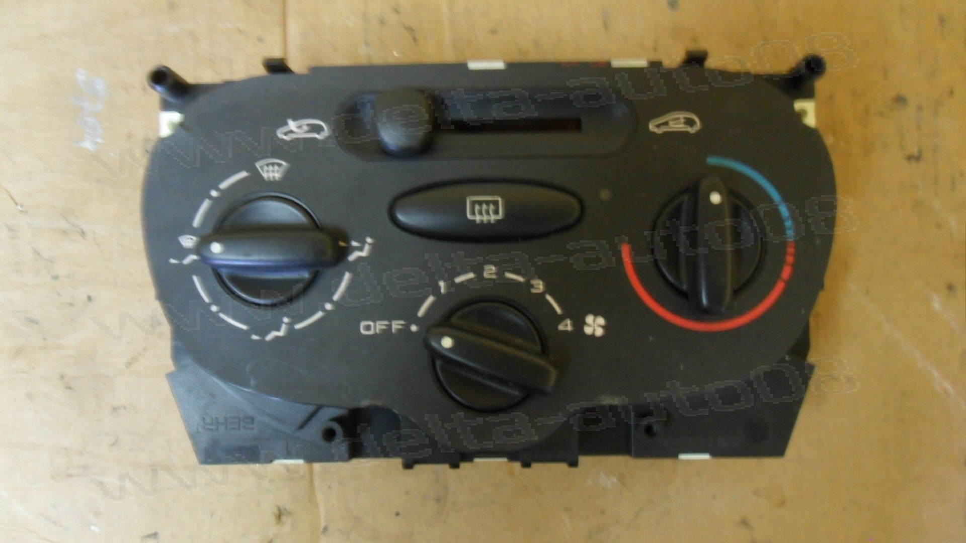 Панел контрол парно за Peugeot 206, 1998-2003г., 44234-01, 44234 01, 4423401