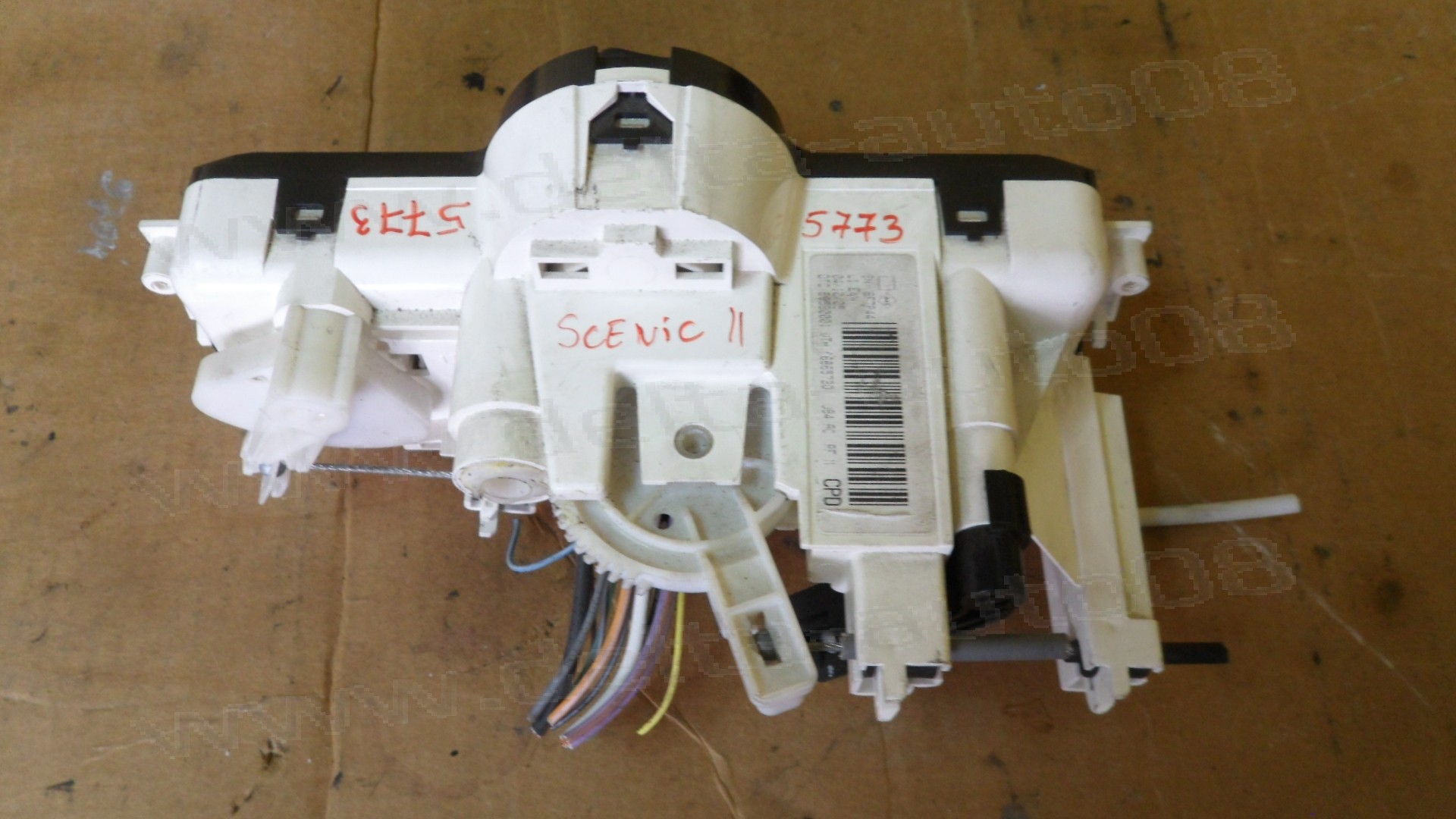 Панел контрол климатик за Renault Scenic II, 2003-2009г., 69580001, f6665720 J84 AC, f6665720J84AC, F6665720 J84 AC, F6665720J84AC