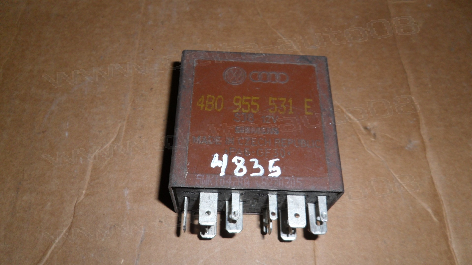Реле интервал чистачки за VW, Audi B5, A4 1.8T Quattro   4B0 955 531 E, 4B0955531E, 603