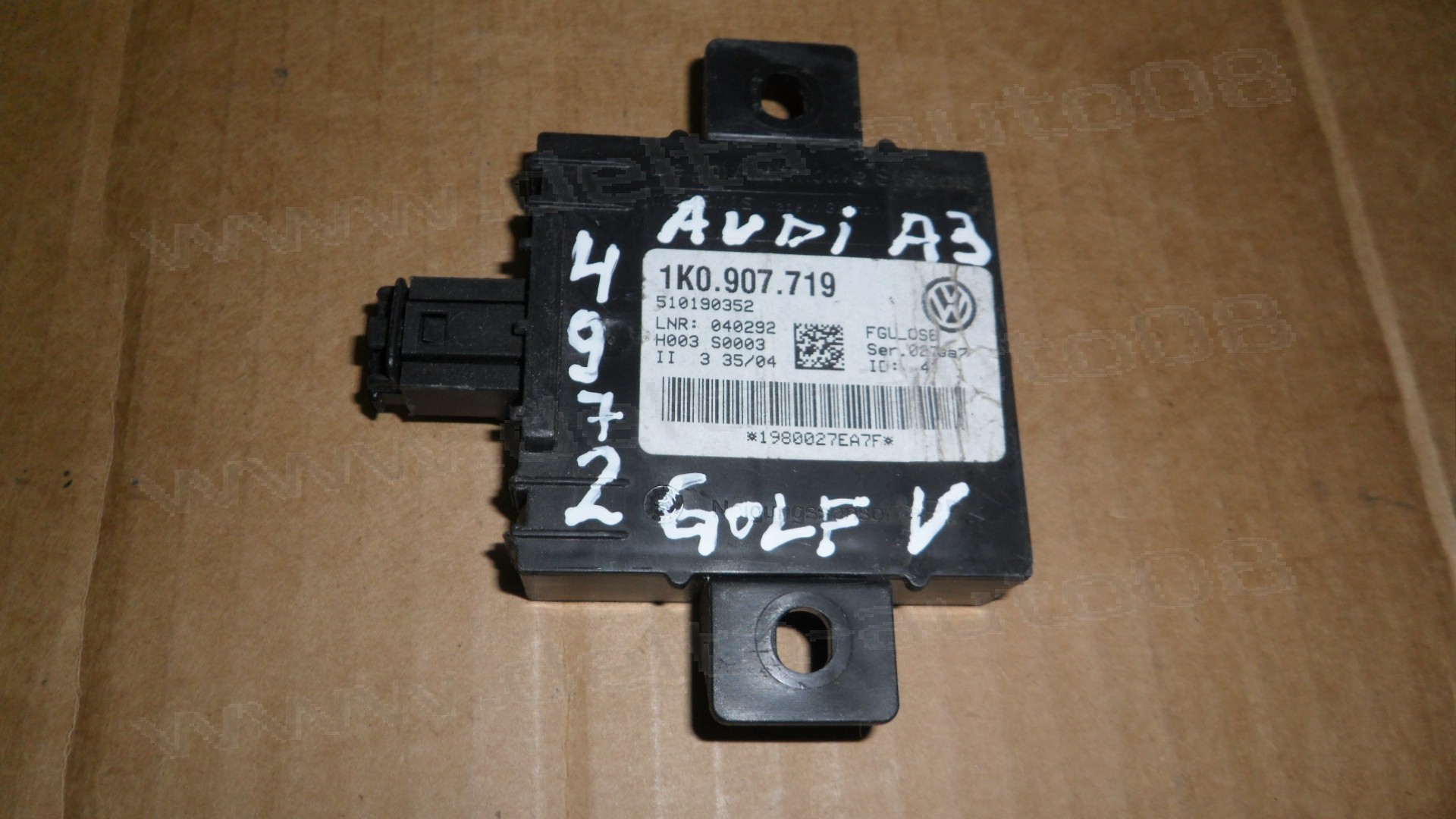 Контрол модул аларма за VW Golf V, Audi A3  1K0.907.719, 1K0907719, 510190352, 1K0 907 719