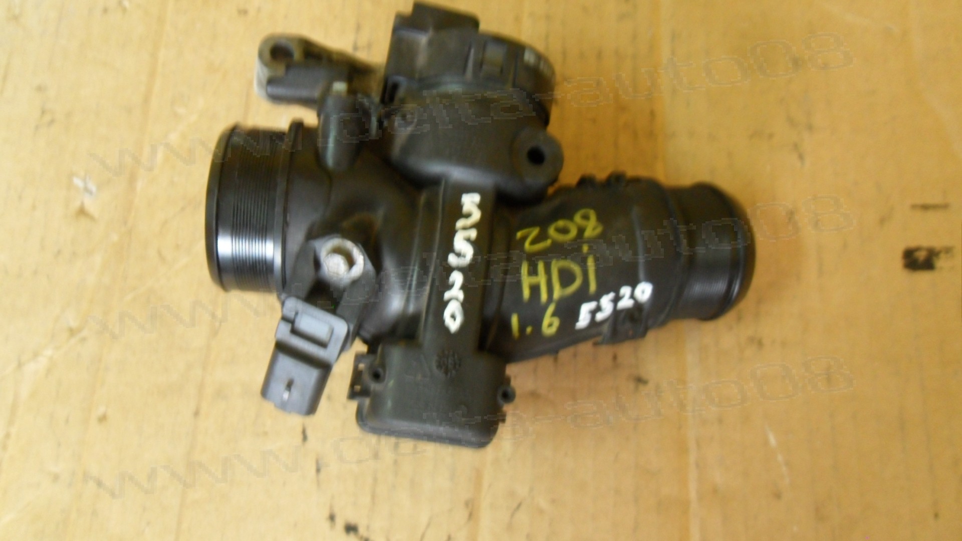 Дросел за Citroen C4, Peugeot 208, 308, 1.6 HDI, 2004 - 2010г., 96 600 304 80, 9660030480, 25365285, 25365221, 25365220