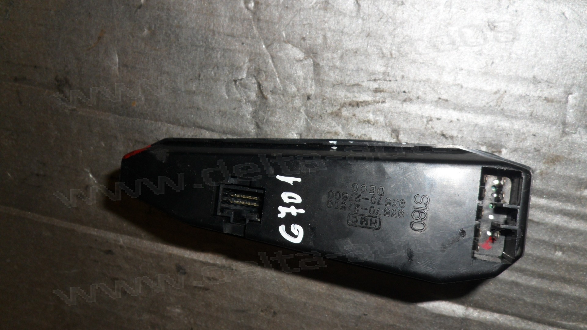 Панел управление прозорци, Hyundai Coupe, 1996-2002г., 93570-27500, 9357027500, 93570-27600, 9357027600 - десен волан