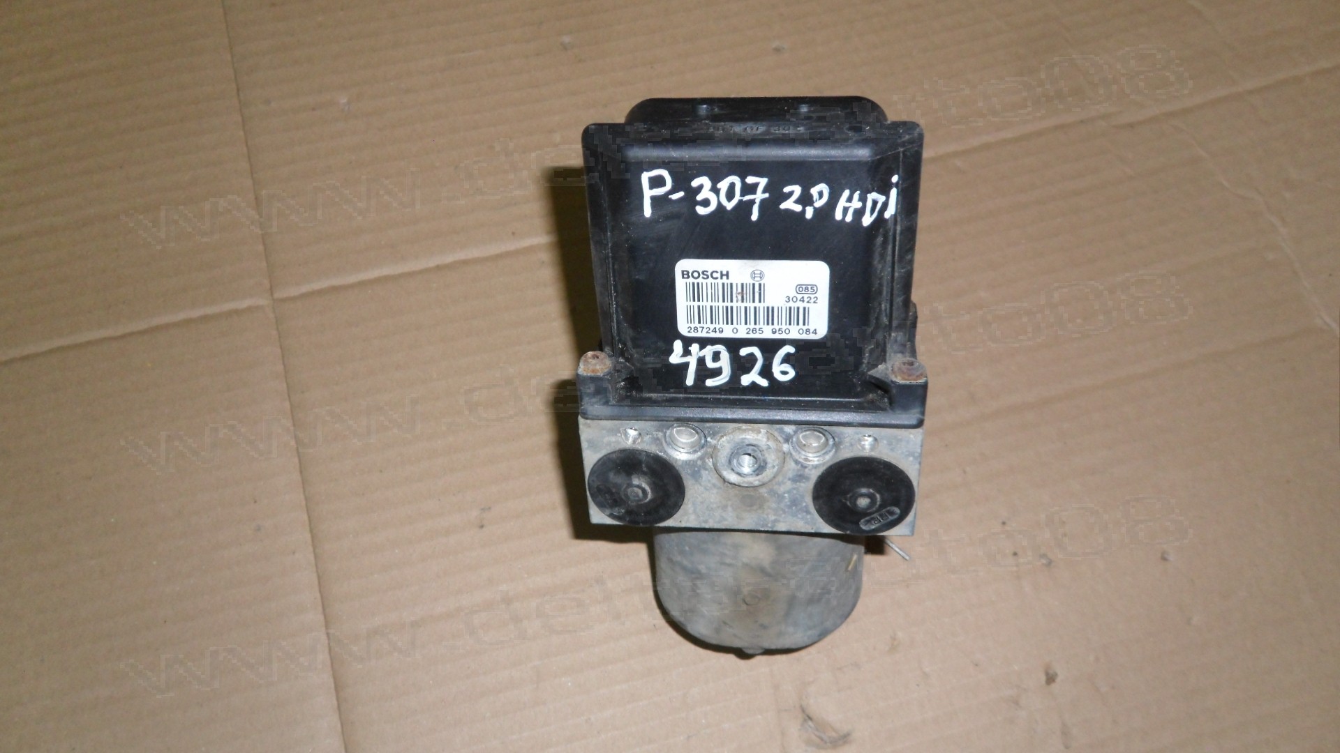 ABS помпа за Peugeot 307 2.0 HDi 2003г., 0 265 950 084, 0265950084