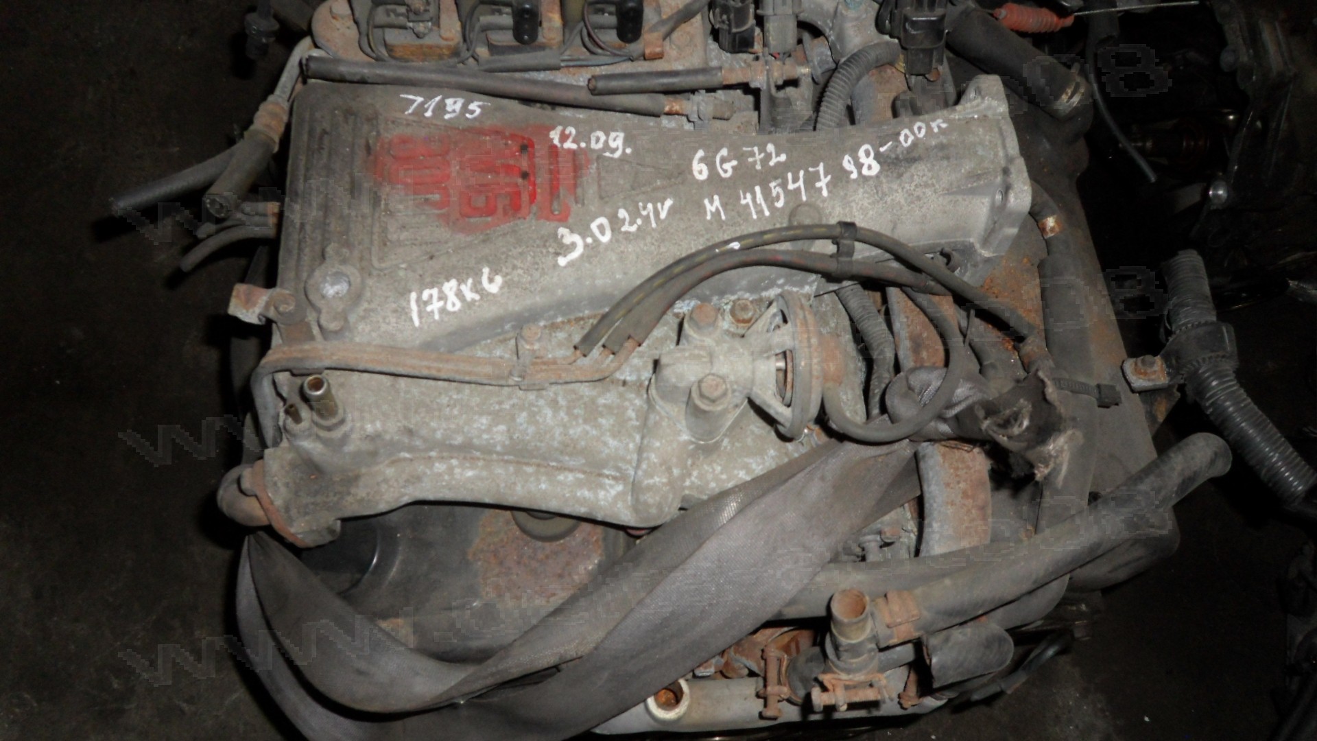 Двигател за Mitsubishi Pajero, Shogun, 3.0I, 24V, 177к.с., 1998-2000г., 6G72