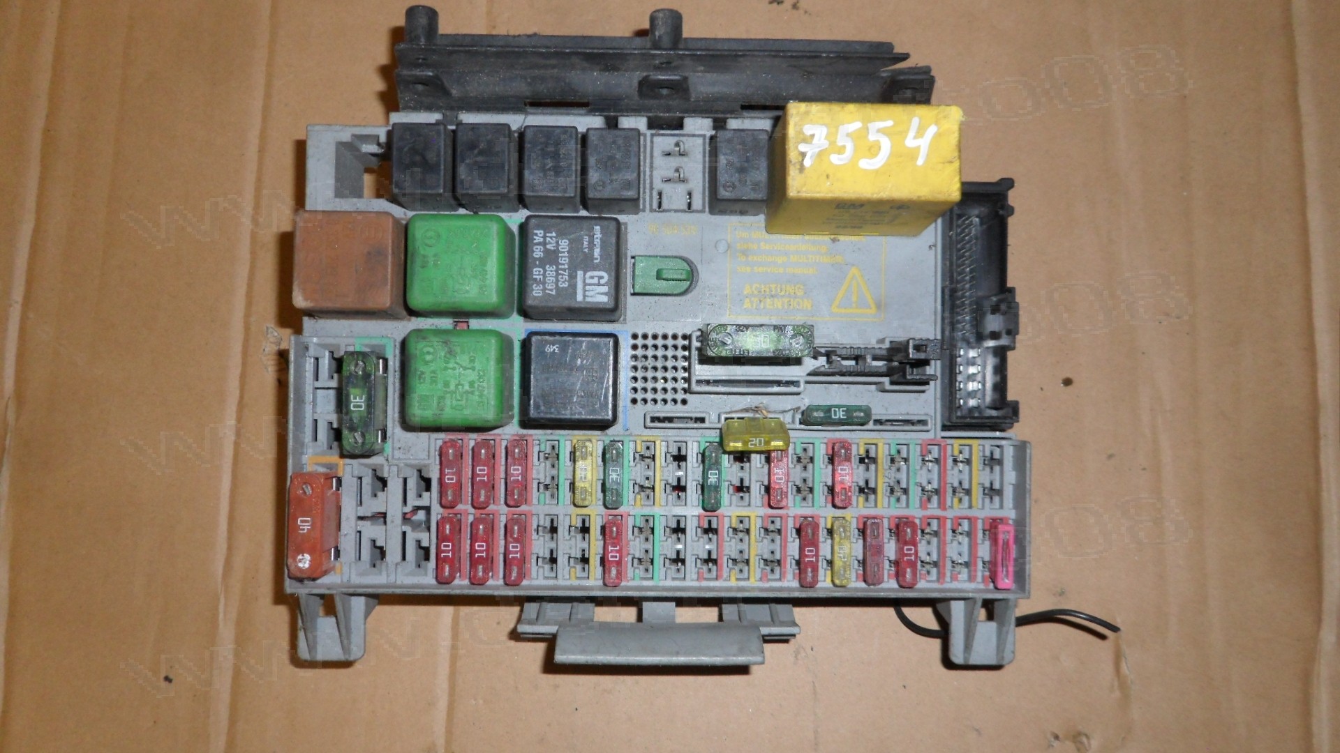 Бушонно табло за Opel Vectra B, 1996-2003, 1.8, 2.0, 90 504 534, 90504534, 90 583 459, 90583459