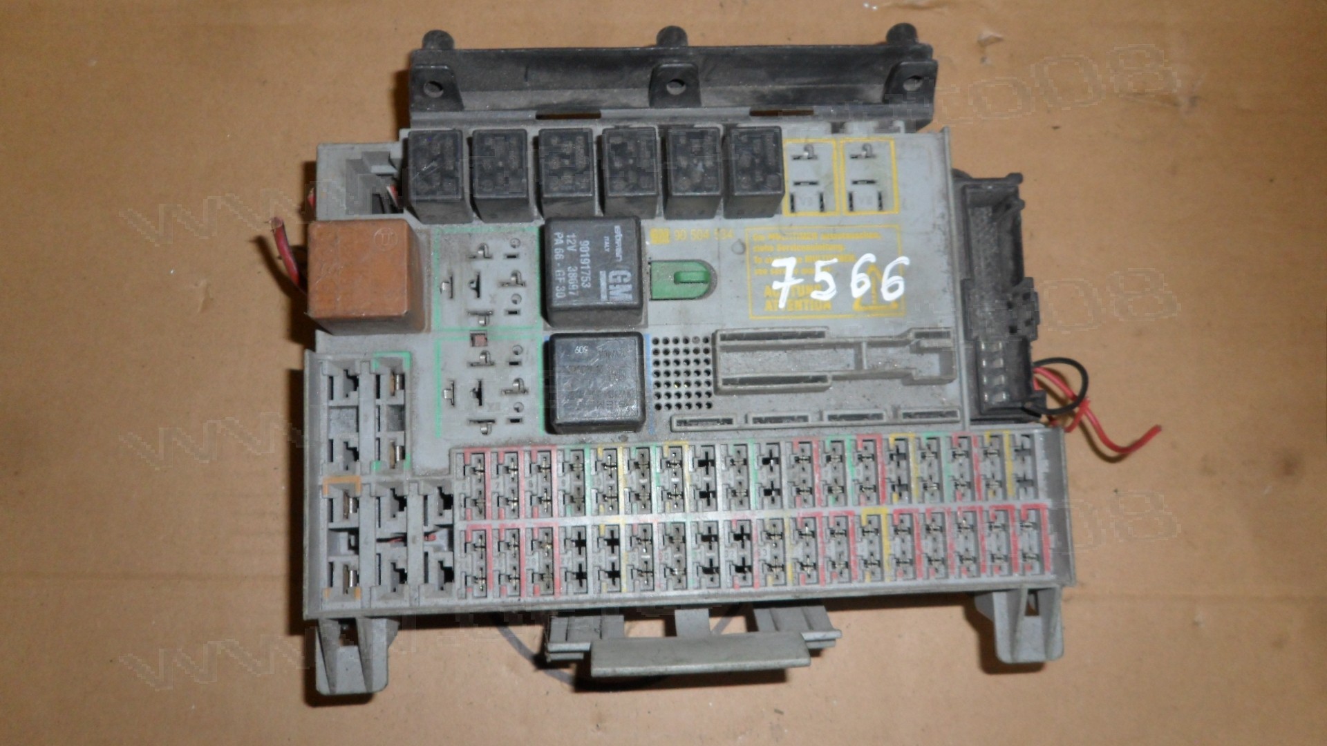 Бушонно табло за Opel Vectra B, 1996-2003г., 90 504 534, 90504534, 90 583 459, 50583459 