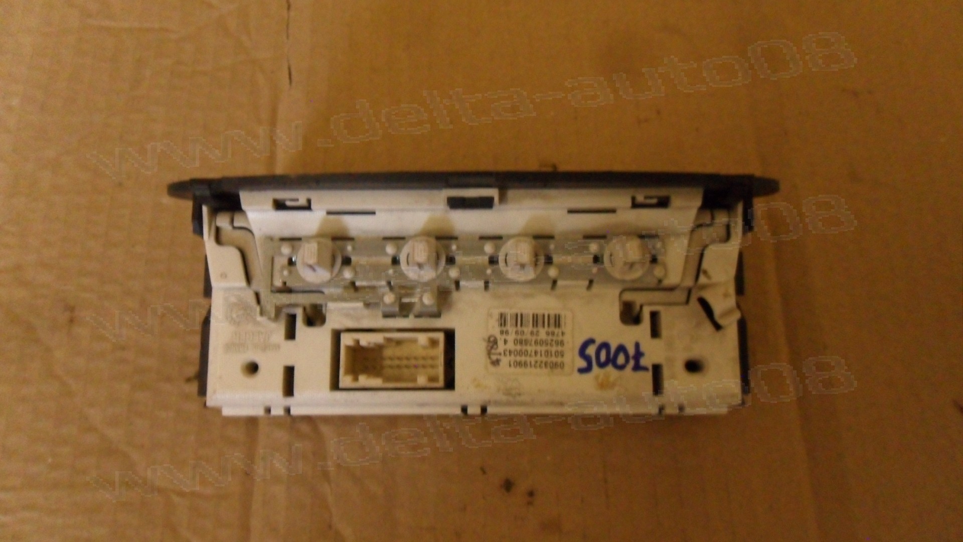 Дисплей за Peugeot 206, 1998-2012г., 09032219901, 0903 221 0011, 09032210011, 0903 221 0020, 09032210020